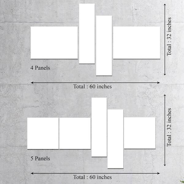 Designart "Fractal 3D Blue Splash Burst" Abstract Canvas Art Print